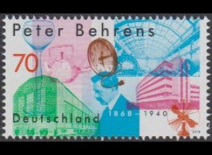 D,Bund MiNr. 3373 Peter Behrens, Industriedesigner (70)