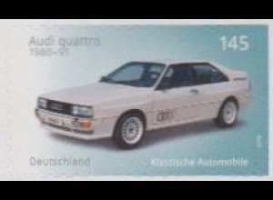 D,Bund MiNr. 3379 Klassische Automobile, Audi quattro, skl (145)