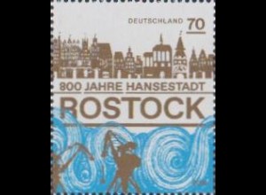 D,Bund MiNr. 3395 Hansestadt Rostock (70)