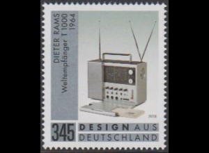 D,Bund MiNr. 3400 Design aus Deutschland, Weltempfänger (345)