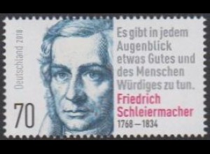 D,Bund MiNr. 3419 Friedrich Schleiermacher, evang.Theologe (70)