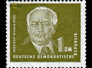 D,DDR Mi.Nr. 253 Freim., Wilhelm Pieck, Wz. 1 (1 DM)