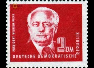 D,DDR Mi.Nr. 254 Freim., Wilhelm Pieck, Wz. 1 (2 DM)