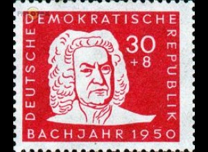 D,DDR Mi.Nr. 258 Todest. Joh. Seb. Bach, Porträt (30+8)