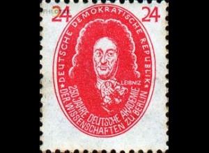 D,DDR Mi.Nr. 269 Akademie der Wissenschaften, Gottfr. Wilhelm v. Leibniz (24)