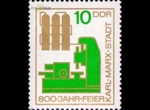 D,DDR Mi.Nr. 1117 800 Jahre Chemnitz, Chemieanlage, Maschine (10)