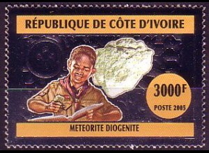 Elfenbeinküste Mi.Nr. 1399A Pfadfinder + Diogenit (3000)
