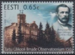 Estland MiNr. 845 Observatorium Uni Dorpat, v.Oettingen, Physiker (0,65)