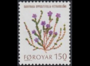 Färöer Mi.Nr. 50 Feldblumen, Steinbrech (150)
