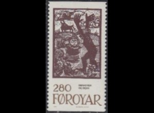 Färöer Mi.Nr. 111 Märchenillustration Der Knabe und der Ochse (280)