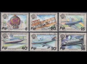 Fidschi-Inseln Mi.Nr. 483-88 200J. Luftfahrt (6 Werte)