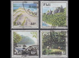 Fidschi-Inseln Mi.Nr. 632-35 Naturschutzgebiete (4 Werte)