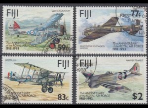 Fidschi-Inseln Mi.Nr. 682-85 75Jahre Royal Air Force (4 Werte)