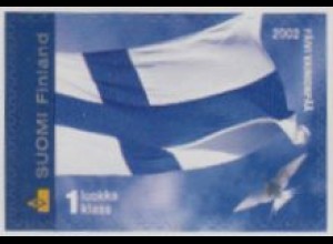 Finnland Mi.Nr. 1601 Freim. Nationalflagge, Seeschwalbe, skl (1)