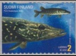 Finnland Mi.Nr. 1631 Freim. Fische, Hecht, skl (2)