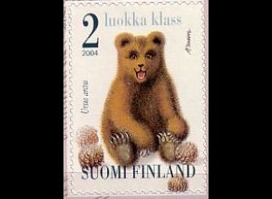 Finnland Mi.Nr. 1698I Bär - Bärenjunges (selbstklebend) (2. Klasse)