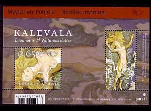 Finnland Mi.Nr. Block 33 NORDEN - Nordische Mythologie; Lounnotar