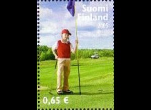 Finnland Mi.Nr. 1756 Golf, Junge hält Fahne (0,65)
