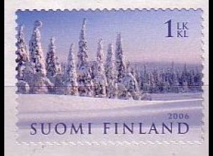 Finnland Mi.Nr. 1773 Freim. Winterliche Waldlandschaft, skl. (1.Kl.)