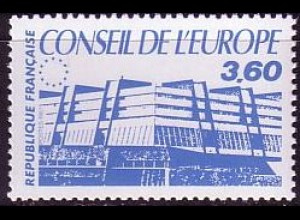 F,Europarat Dienst Mi.Nr. 44 Palais de l´Europe (3,60)