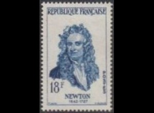 Frankreich MiNr. 1171 Persönlichkeiten, Isaac Newton, Physiker, Mathematiker (18)
