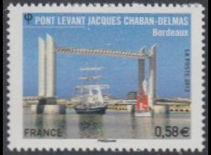 Frankreich MiNr. 5540 Tourismus, Hubbrücke Bordeaux (0,58)