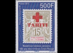Franz. Polynesien MiNr. 1300 100Jahre Marke Französisch-Ozeanien MiNr. 43 (500)