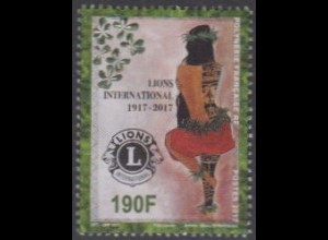 Franz. Polynesien MiNr. 1363 Lions International, Frau mit Tattoos (190)