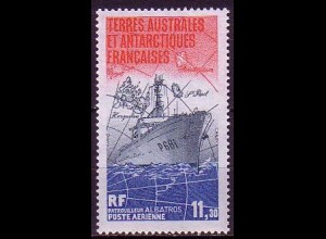 Franz. Geb. i.d. Antarktis Mi.Nr. 194 Patrouillenboot "Albatros" (11,30)