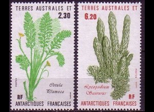 Franz. Geb. i.d. Antarktis Mi.Nr. 214-215 Pflanzen (2 Werte)