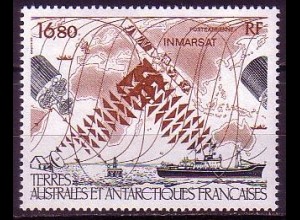 Franz. Geb. i.d. Antarktis Mi.Nr. 230 Fernmeldesatellit "INMARSAT" (16,80)