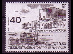 Franz. Geb. i.d. Antarktis Mi.Nr. 251 40 J.perm. bes. Forschungsstation (15,50)