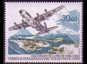 Franz. Geb. i.d. Antarktis Mi.Nr. 313 Hercules-Transportflugzeug (30,00)