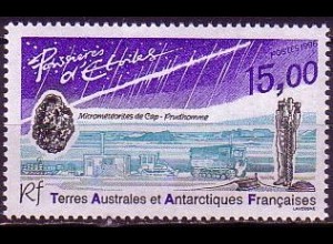 Franz. Geb. i.d. Antarktis Mi.Nr. 348 Mikrometeoriten (15,00)