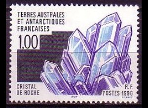Franz. Geb. i.d. Antarktis Mi.Nr. 373 Mineralien: Bergkristall (1,00)