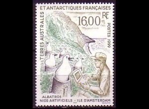 Franz. Geb. i.d. Antarktis Mi.Nr. 395 Albatrosse auf der Insel Amsterdam (16,00)