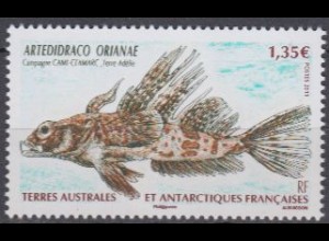 Franz. Geb. i.d. Antarktis Mi.Nr. 735 Antarktis Tiere Artedidraco orianae (1,35)