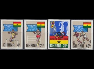 Ghana Mi.Nr. 351-54B Olympia 1968 Mexiko (4 Werte)