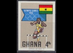 Ghana Mi.Nr. 351B Olympia 1968 Mexiko, Hürdenlauf (4)