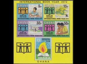Ghana Mi.Nr. Block 45 Int. Jahr des Buches 