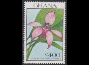 Ghana Mi.Nr. 1445 Orchideen, Ancistrochilus rothschildianus (400)