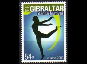 Gibraltar Mi.Nr. 1035 Europa 2003, Tanzfestival (54)