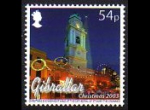 Gibraltar Mi.Nr. 1062 Weihnachten 2003 Heiligabend Marienkathedrale (54)