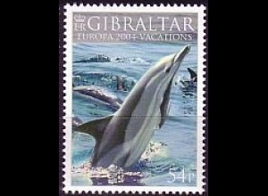 Gibraltar Mi.Nr. 1066 Europa 2004: Ferien - Delphin (54)
