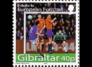 Gibraltar Mi.Nr. 1084 Fußball-Europameister., Frankreich 1984 u. 2000 (40)