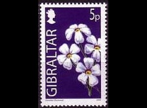 Gibraltar Mi.Nr. 1094 Wildblumen: Gibraltar-Hornkraut (5 p)