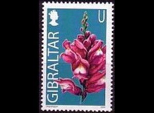 Gibraltar Mi.Nr. 1101 Wildblumen: Gartenlöwenmaul (U)