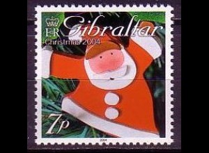 Gibraltar Mi.Nr. 1111 Weihnachten, Christbaumschmuck, Weihnachtsmann (7)
