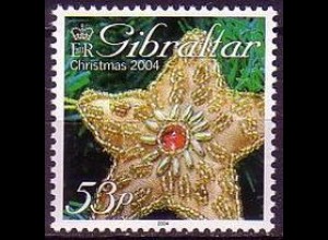 Gibraltar Mi.Nr. 1116 Weihnachten, Christbaumschmuck, Stern (53)