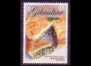 Gibraltar Mi.Nr. 1122 Europa 05, Gastronomie, Torta de acelga (47)